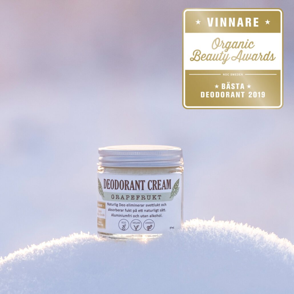 Naturlig Deo Ekologisk deodorant cream Grapefrukt Naturligdeo
