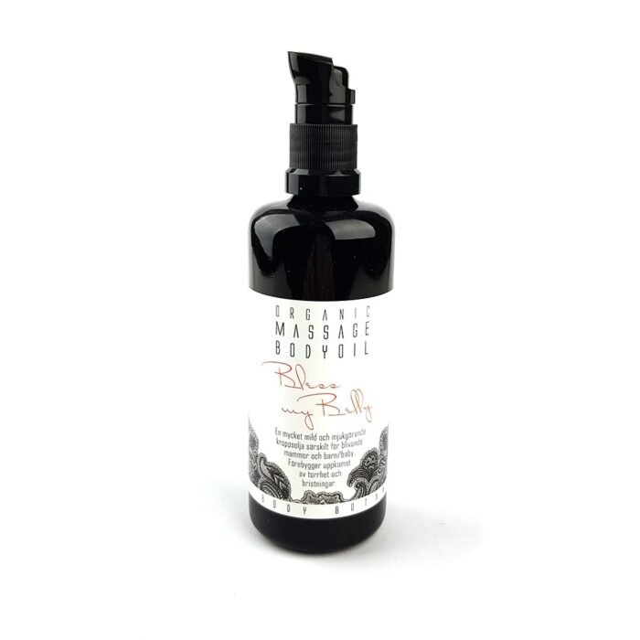 Mild massageolja, kroppsolja Bless My Belly - Kaliflower Organics