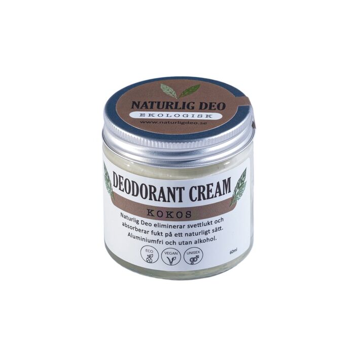 Naturlig Deo ekologisk deodorant cream Kokos 60ml