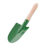 Spade i metall, grön