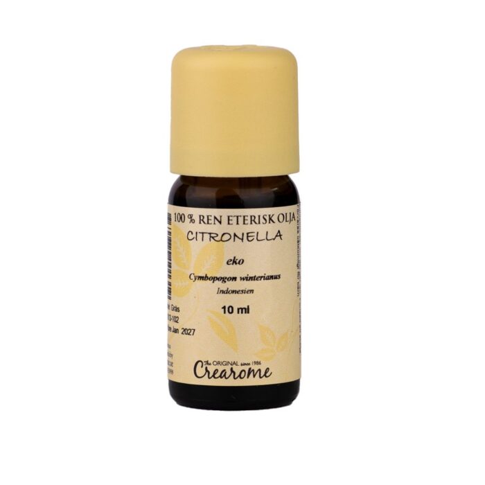 EKO eterisk olja Citronella, 10 ml – Crearome