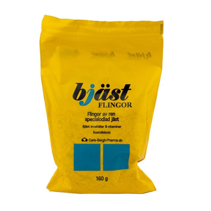 Bjäst Näringsjäst flingor, 160 g - Carls-Bergh Bjäst Näringsjäst flingor, 160 g - Carls-Bergh