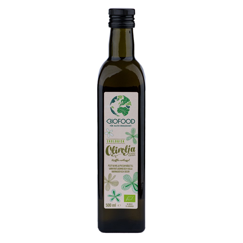 Ekologisk Olivolja kallpressad, 500 ml - Biofood