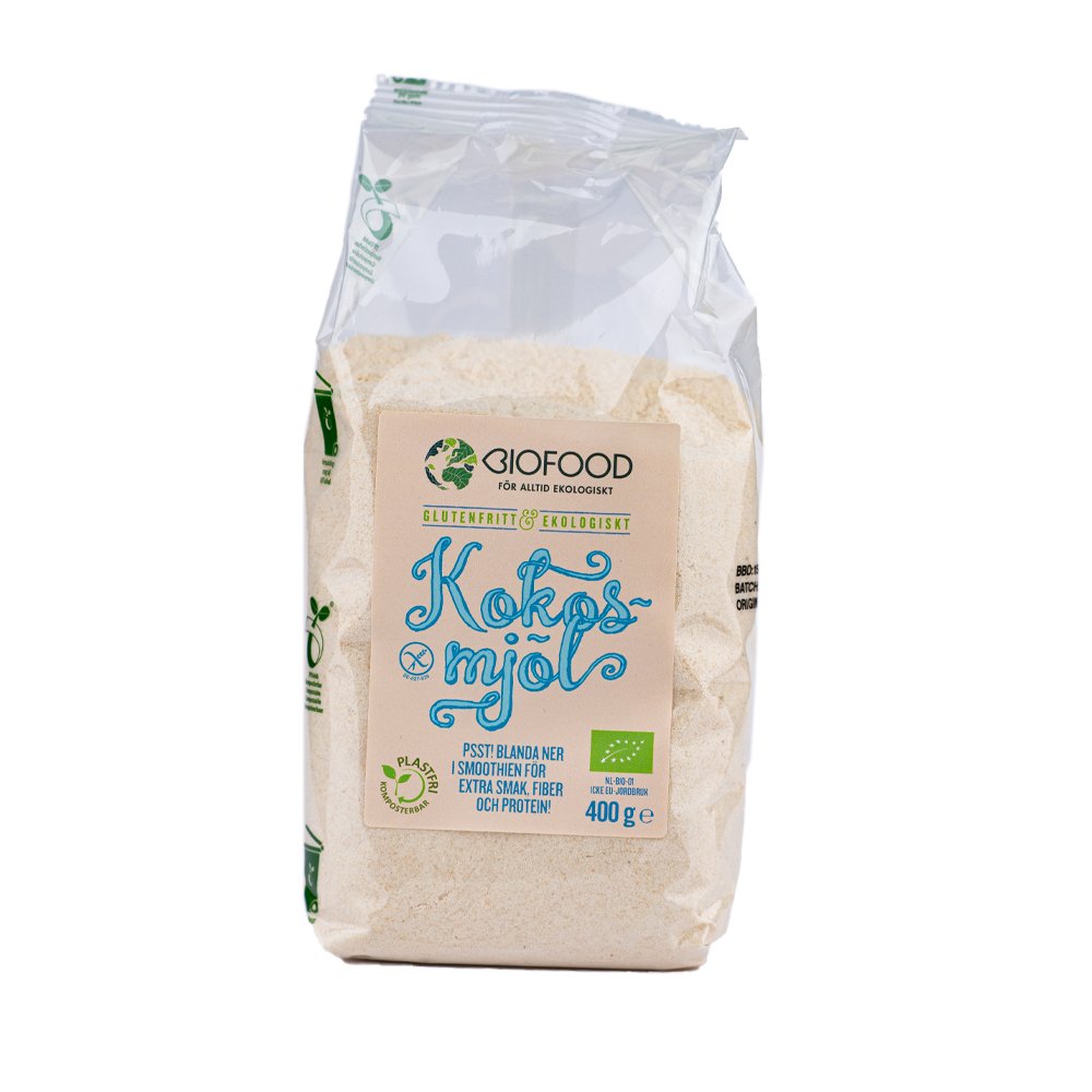 Ekologiskt kokosmjöl, 400 g - Biofood