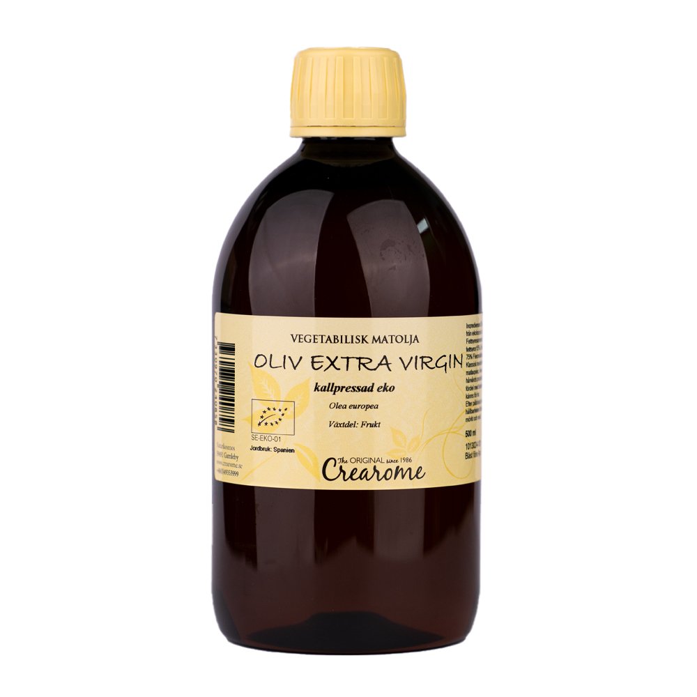 Olivolja kallpressad EKO, 500 ml - Crearome