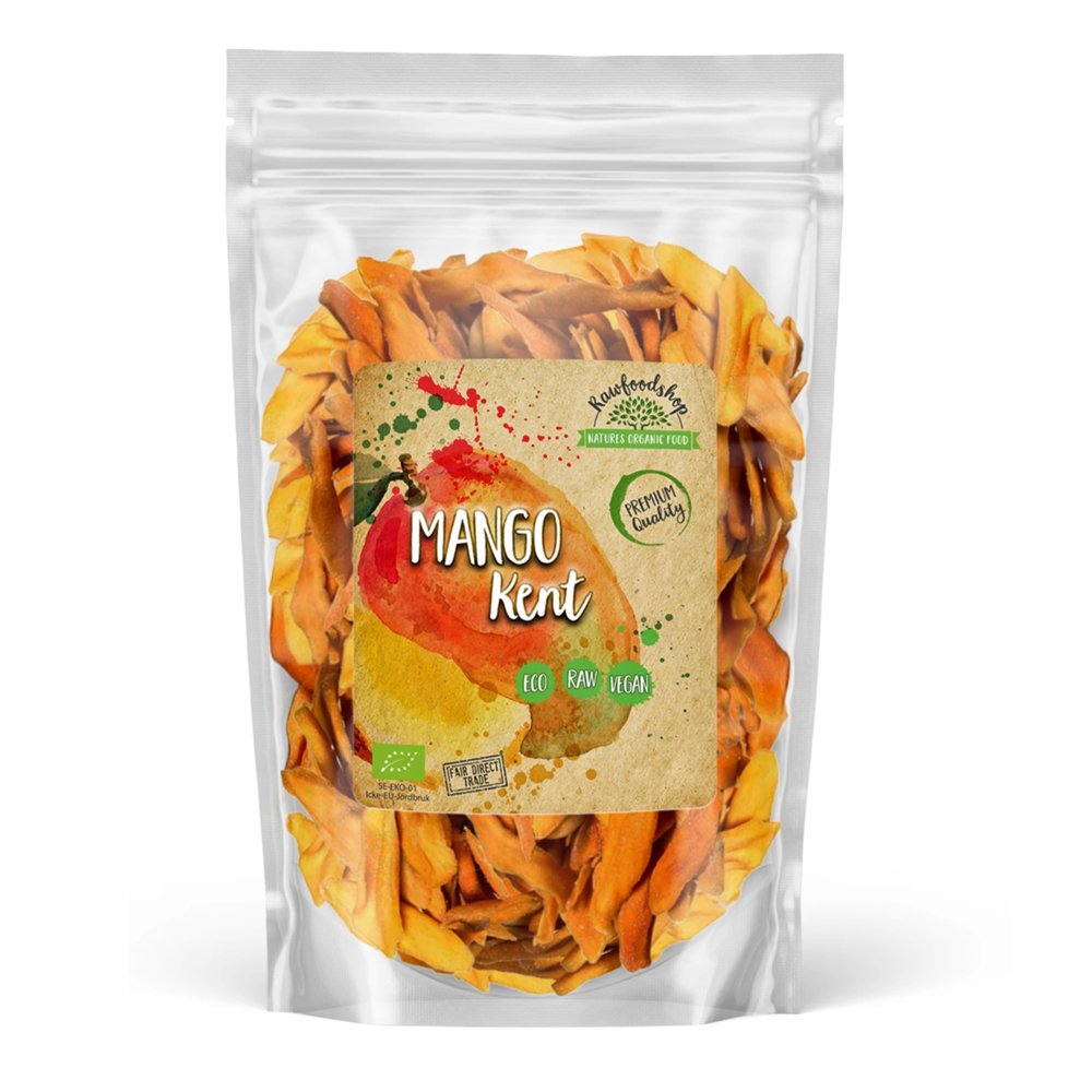 Mango EKO råtorkad, 500g - Rawfoodshop