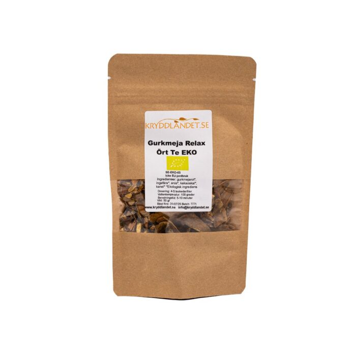 Ekologiskt Ört Te, Gurkmeja Relax – Kryddlandet