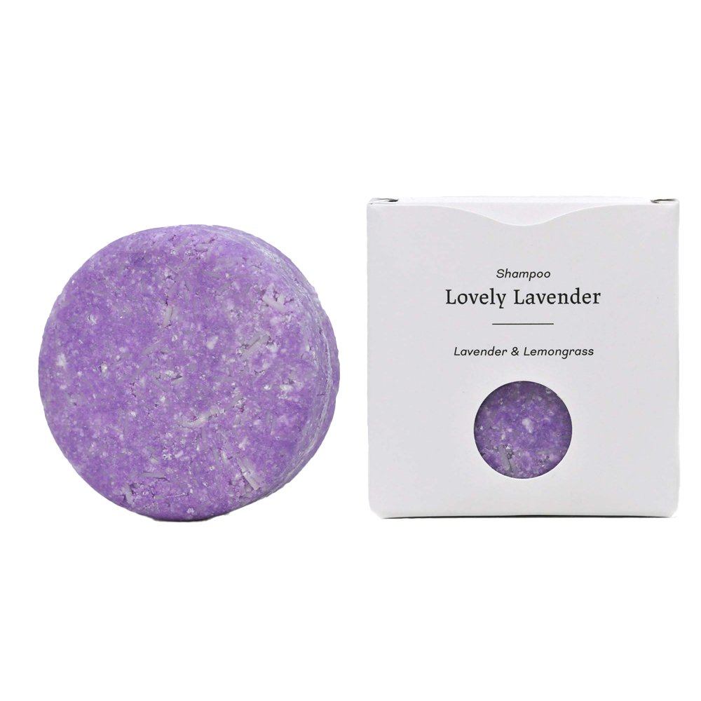 Schampokaka Lovely Lavender, Lavendel & Citrongräs – Grön Lycka