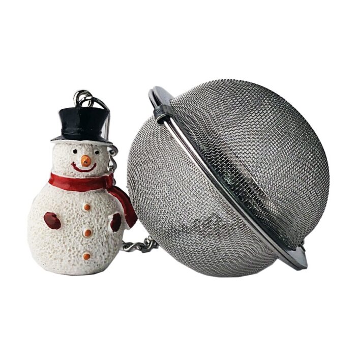 Snögubbe tesil Ø 5 cm i rostfri stål