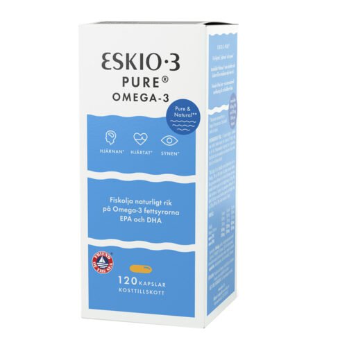 Omega-3 Pure, 120 kapslar – Eskio-3