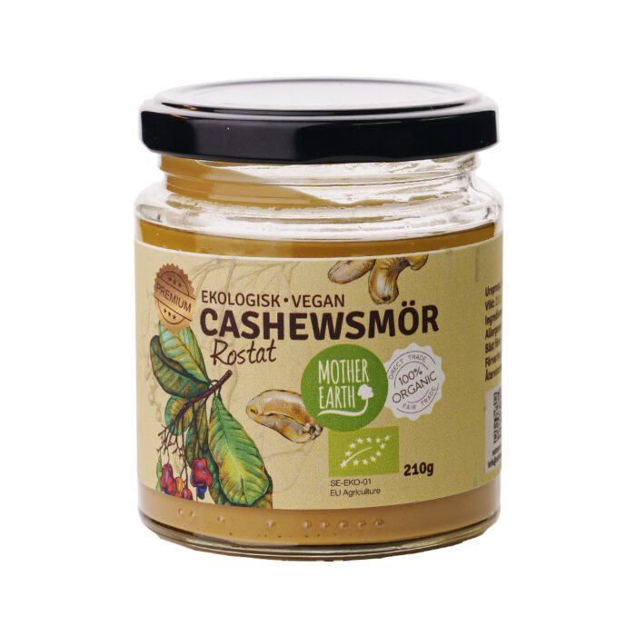Cashewsmör EKO, 210g - Mother Earth Cashewsmör EKO, 210g - Mother Earth