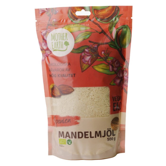 Ekologiskt Mandelmjöl Premium RAW, 500g - Mother Earth