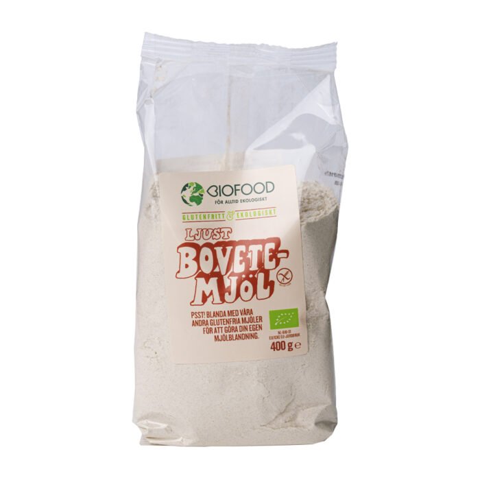 Ekologiskt ljust Bovetemjöl, 400 g – Biofood