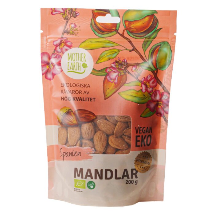 Mandlar Premium RAW & EKO, 200g – Mother Earth