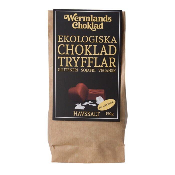 Ekologiska Chokladtryfflar Havssalt – Wermlands Choklad