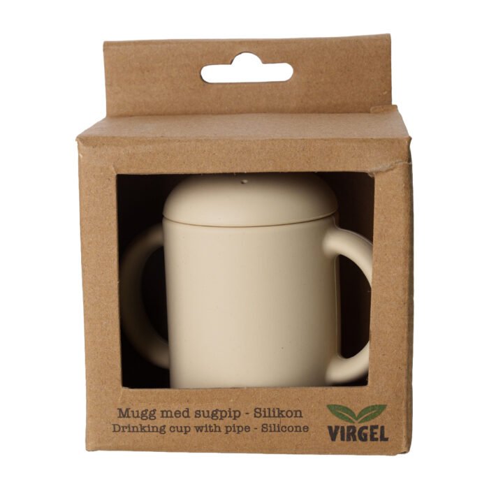 Mugg med sugpip i silikon förpackning- Virgel Eco Mugg med sugpip i silikon förpackning- Virgel Eco