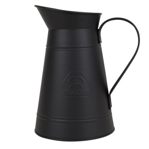 Toalettborstställ vattenkanna, svart