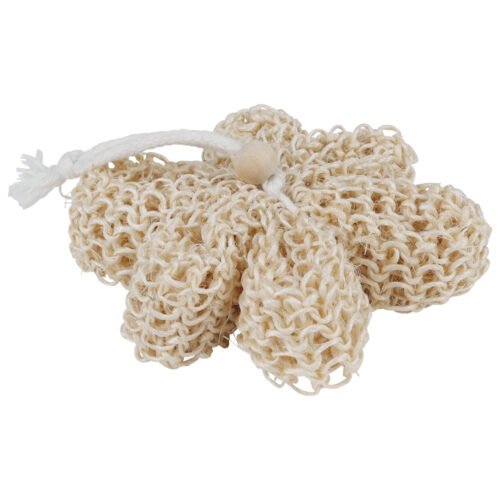 Skrubb blomma i sisal