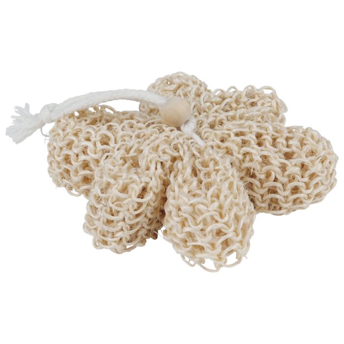 Skrubb blomma i sisal