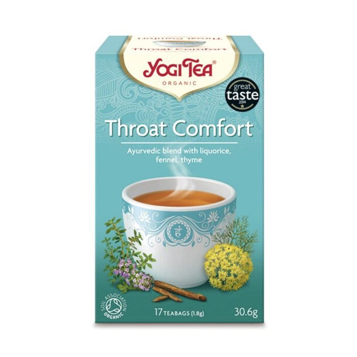 Te Throat Comfort, KRAVcertifierad – Yogi Tea