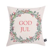 Kuddfodral God Jul, återvunnet material – Wasa Ecotextil