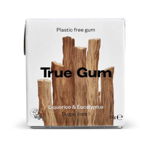 Tuggummi Lakrits och Eukalyptus – True Gum