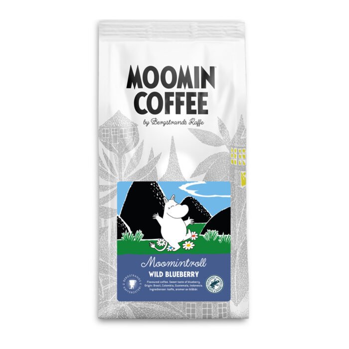 Kaffe Mumintrollet, blåbär smak 250g – Bergstrands Kafferosteri Kaffe Mumintrollet, blåbär smak 250g – Bergstrands Kafferosteri