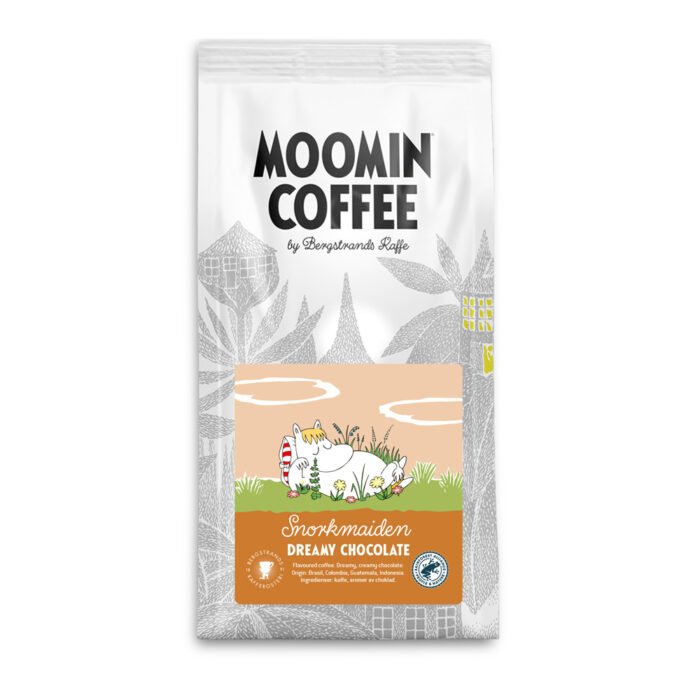 Kaffe Snorkfröken, choklad smak 250g – Bergstrands Kafferosteri