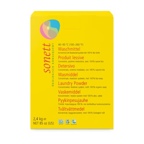 Miljövänligt Tvättmedel pulver, 2,4 kg – Sonett
