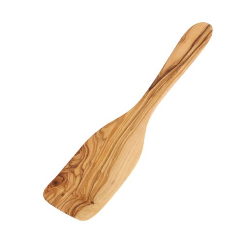 Bred stekspade i olivträ