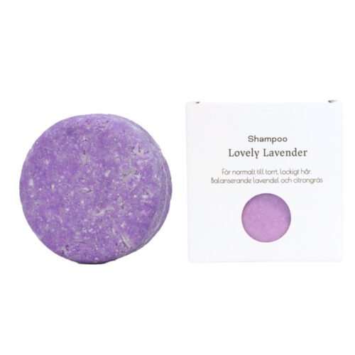 Schampokaka Lovely Lavender, Lavendel & Citrongräs – Grön Lycka