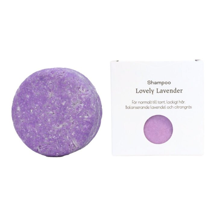 Schampokaka Lovely Lavender, Lavendel & Citrongräs – Grön Lycka